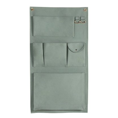Large Sage Focused Canvas Wall Organizer