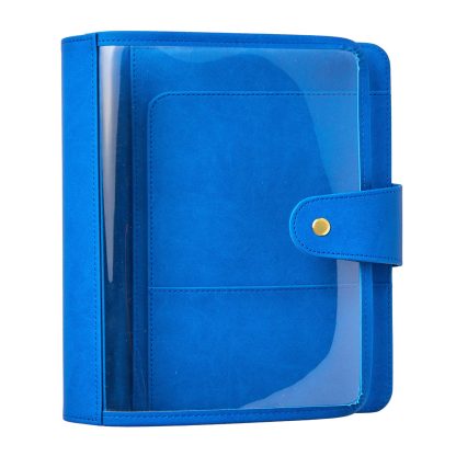 Royal Blue Clear Planner Folio