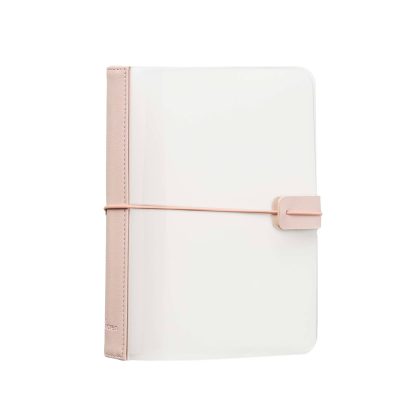 Blush Clear Flex Folio