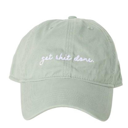 Done Seaglass Embroidered Hat