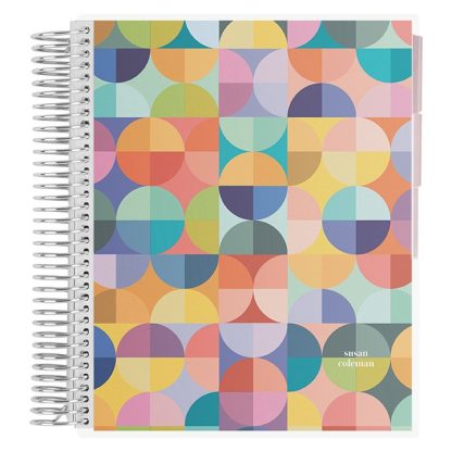 Abstract Circles Premium 3 Subject Notebook