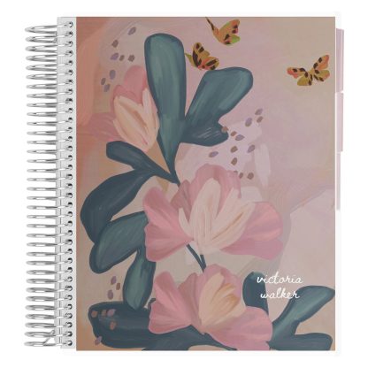 Bold Blooms Butterflies Premium 3 Subject Notebook