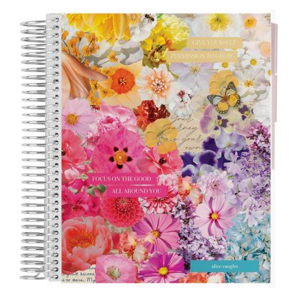 Floral Collage Premium 3 Subject Notebook
