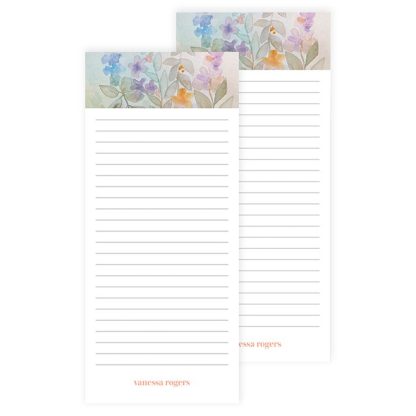 Watercolor Meadow List Pad 2pk
