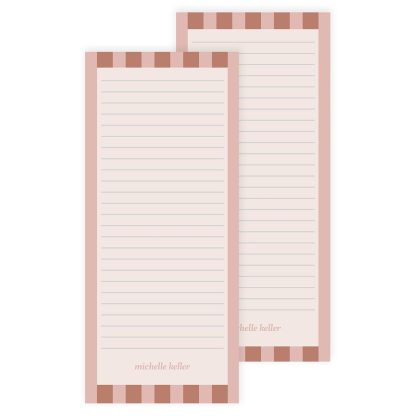 Classic Stripes List Pad 2pk