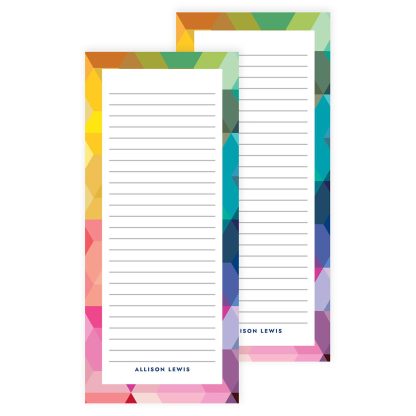 Hexagon List Pad 2pk