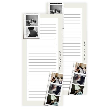 Minimal Collage List Pad 2pk