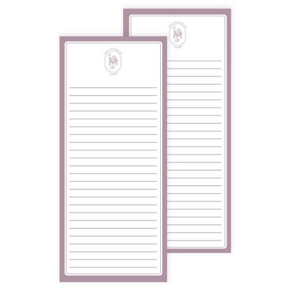 Monogram Seal List Pad 2pk