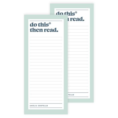 Mantra Book Lovers List Pad 2pk