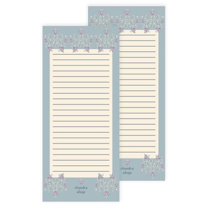 Floral Motif List Pad 2pk