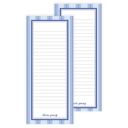 Stoney Clover Lane Pinstripe List Pad 2pk