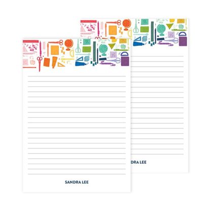 School Supplies Notepad 2pk