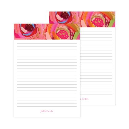 EttaVee Painted Peonies Notepad 2pk