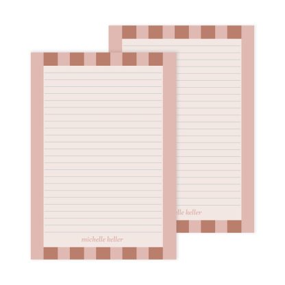 Classic Stripes Notepad 2pk