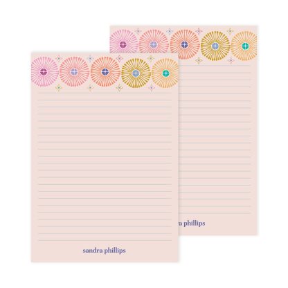 Modern Geometric Notepad 2pk