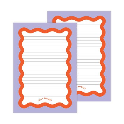 Playful Border Notepad 2pk