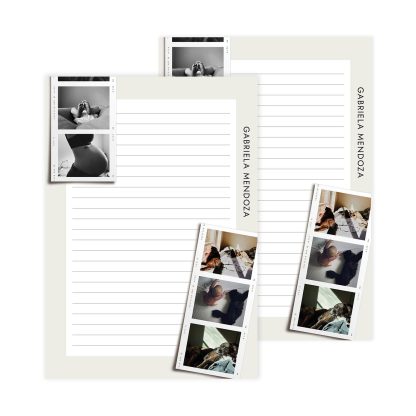 Minimal Collage Notepad 2pk
