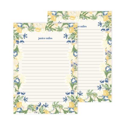 Floral Lattice Notepad 2pk