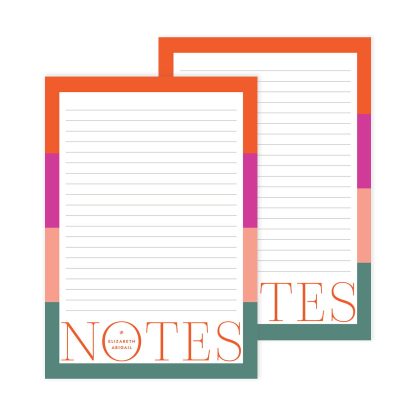 Colorblock Notes Notepad 2pk