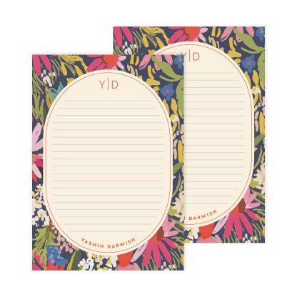 Painterly Florals Notepad 2pk