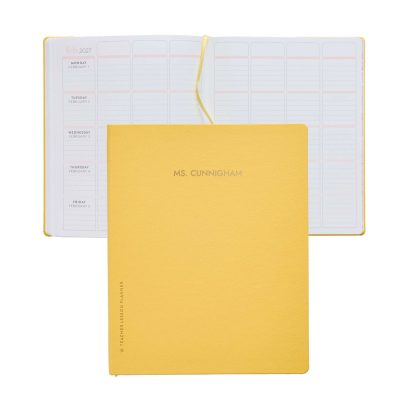 Butter 8x10 Softbound Teacher Lesson Planner