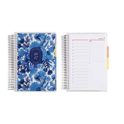 Indigo Blooms A5 Daily LifePlanner™ Duo
