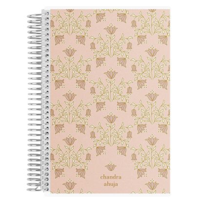 Floral Motif A5 Notebook