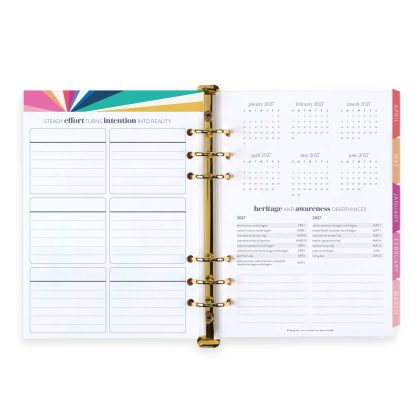 A5 Daily Planning Ring Agenda Inserts