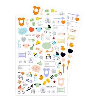 Baby Care Journal Decorative Sticker 2-Pack