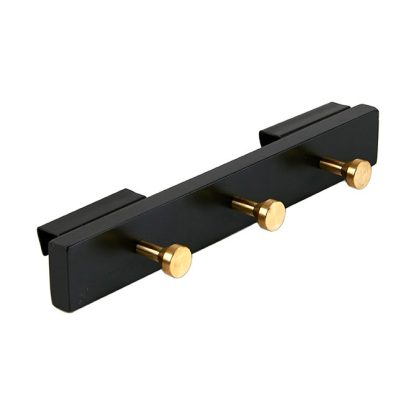 Black 3 Knob Key Holder