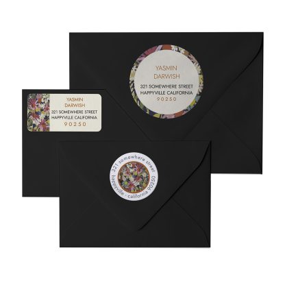 Painterly Florals Return Address Labels