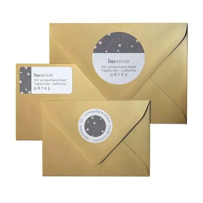 Starry Sky Return Address Labels
