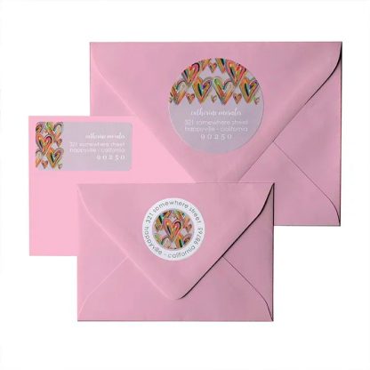 EttaVee Layers of Love Return Address Labels