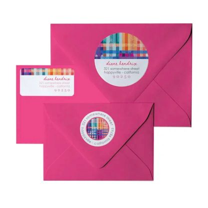 EttaVee Woven Return Address Labels