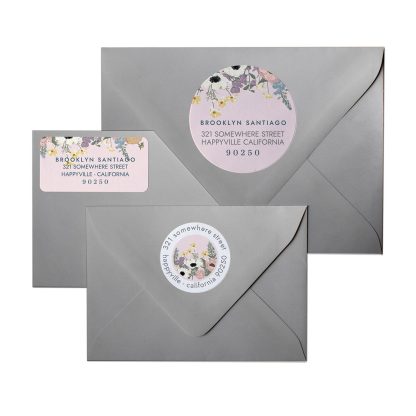 Bouquet Return Address Labels