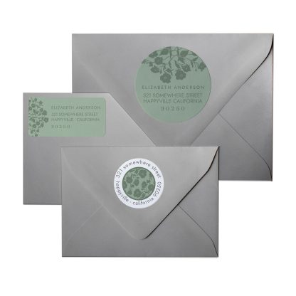Bouquet Wallpaper Return Address Labels