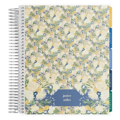 Floral Lattice Academic Planner