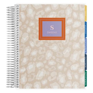 Leopard Monogram Academic Planner