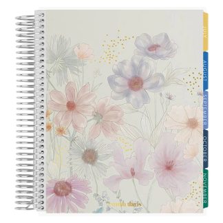 Metallic Wildflowers Academic Planner