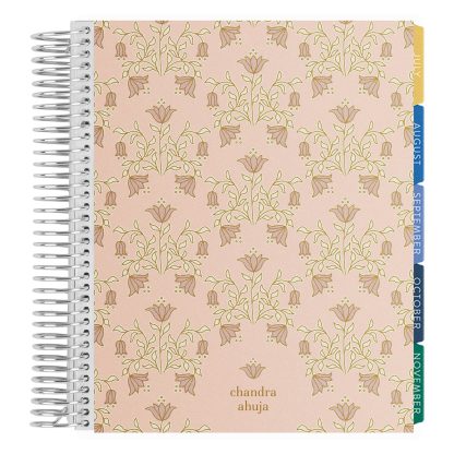 Floral Motif Academic Planner