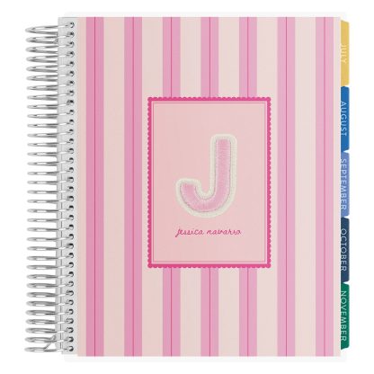 Stoney Clover Lane Flamingo Pinstripe Academic Planner