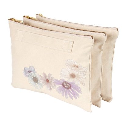 Wildflowers Custom Accordion Zipper Pouch