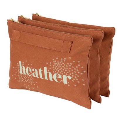 Canvas Custom Accordion Zipper Pouch