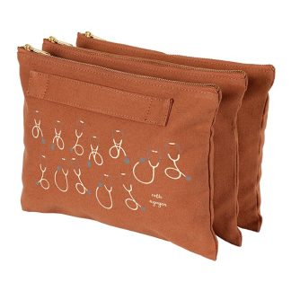 Stethoscopes Custom Accordion Zipper Pouch