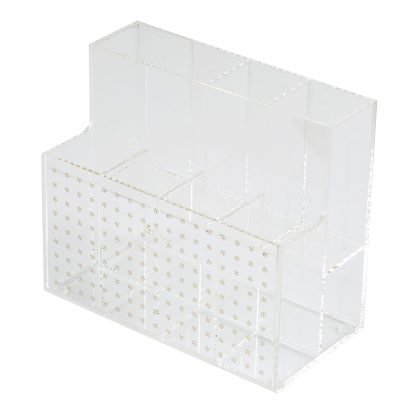 Asterisks Acrylic Pen Holder 8 Compartments