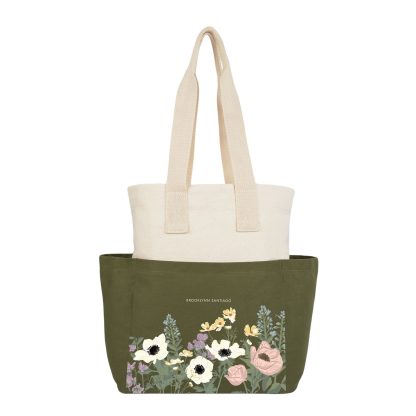Bouquet Custom Color Block Tote Bag