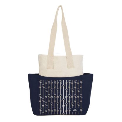 Healthcare Chic Custom Color Block Tote Bag