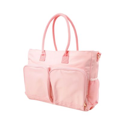 Pink Carryall Compartment Tote