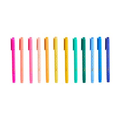 Colorful Dual-Tip Markers 12-Pack