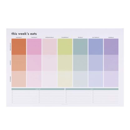 Custom Meal Planning Deskpad